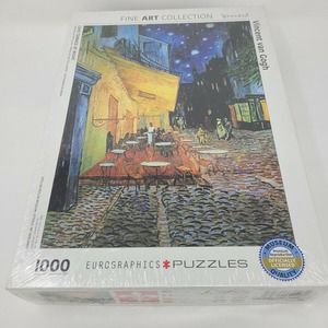 Fine Art Collection Vincent Van Gogh Cafe Terrace At Night New Sealed Puzzle